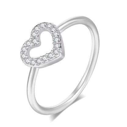 Elegant Heart Dainty Rings for Women - Stunning Gold Color Fashion Jewelry for Every Occasion