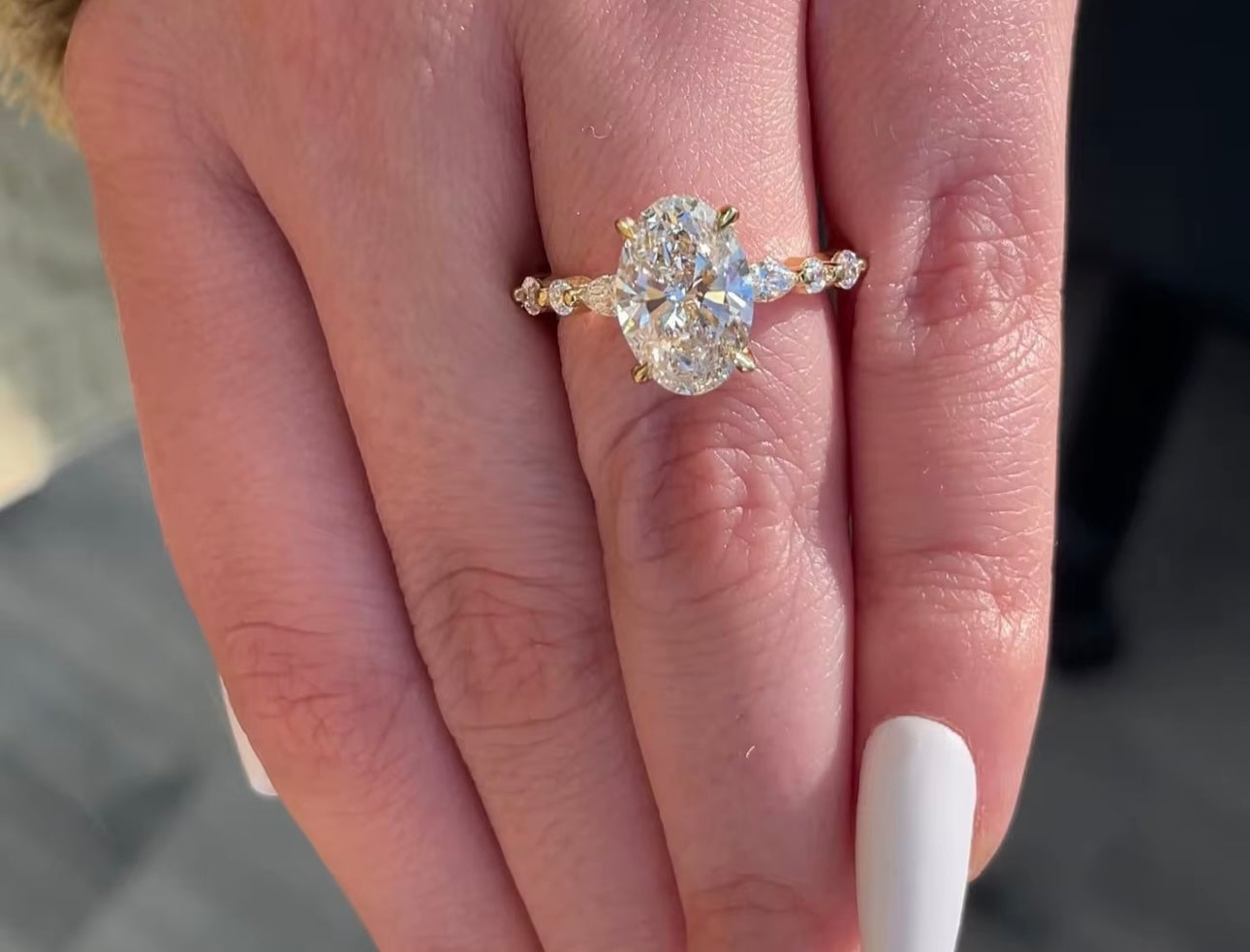 3 Carat Oval Engagement Ring