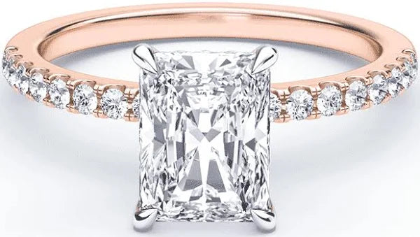 1 Carat Radiant Engagement Ring